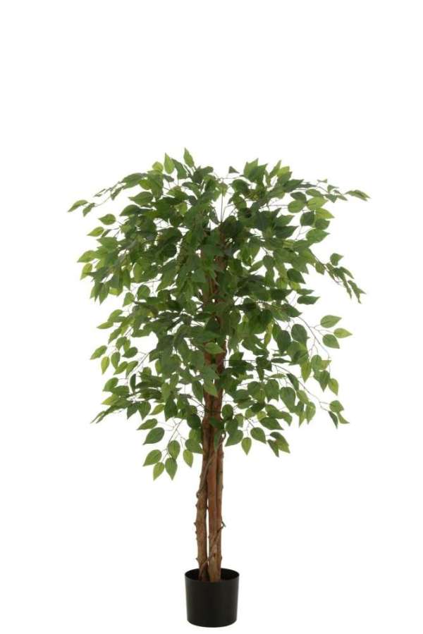 FICUS TREE POT ARTIFICIAL BRIGHT GREEN