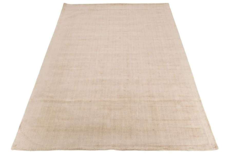 RUG RECTANGLE VISCOSE COTTON BEIGE