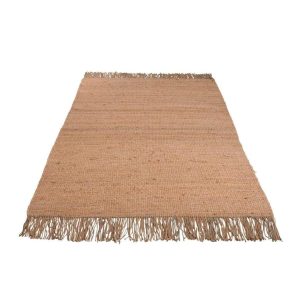 RUG FRAYED JUTE NATURAL
