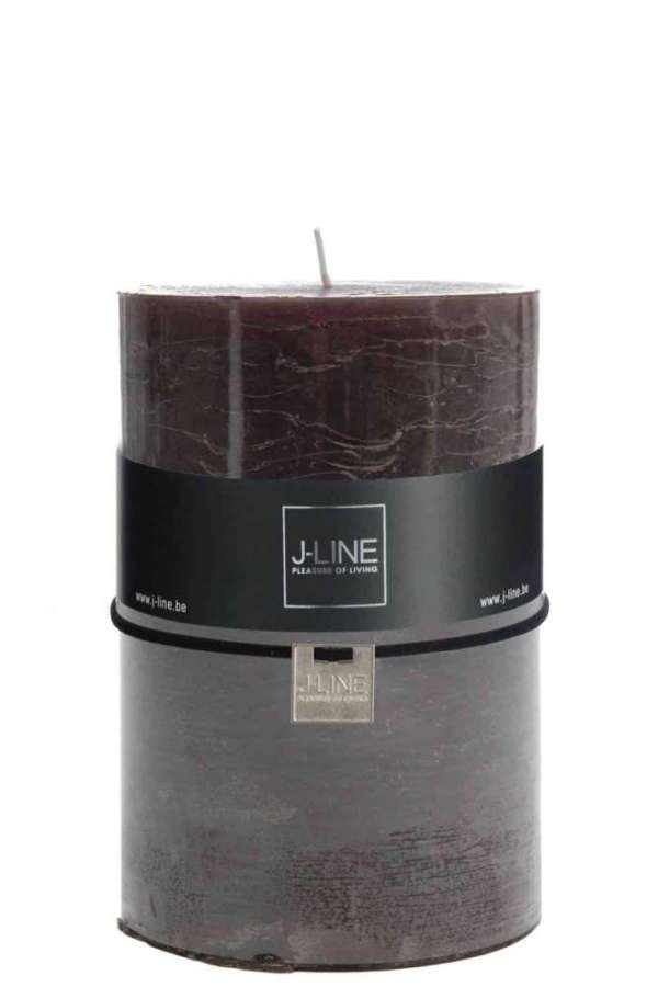 CYL. CANDLE BROWN/BLACK XL -95H