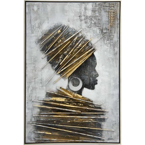 Maleri m/ramme 80x120cm