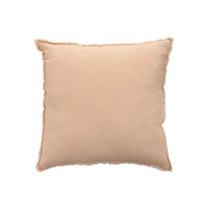 CUSHION STONEWASHED LINEN  VANILLA