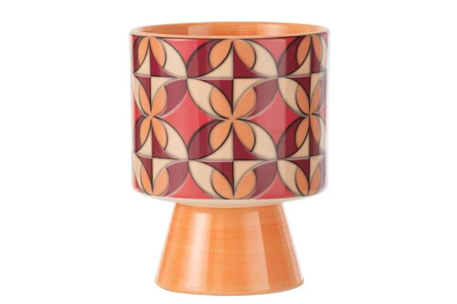 FLOWERPOT ON FOOT TRIVIAL CERAMIC MIX LARGE