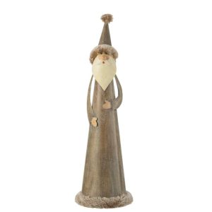 SANTA ROUND FUR METAL GREY LARGE
