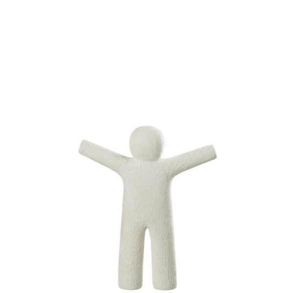 P'TIT MAURICE ROUGH FINISH POLY OFF WHITE SMALL