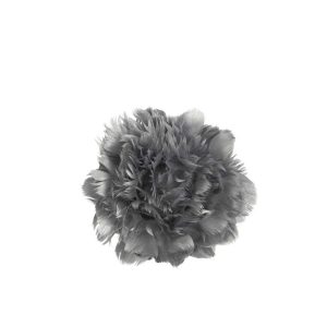 BAUBLE DECO LOOSE FEATHERS SILVER