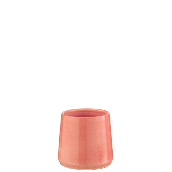 FLOWERPOT ROUND CERAMIC PINK SMALL