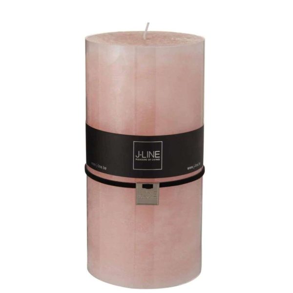 CYLINDER CANDLE POWDERPINK XXL CM-150H