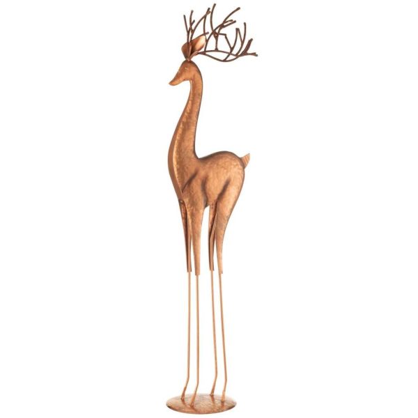 REINDEER ON BASE METAL COPPER LARGE