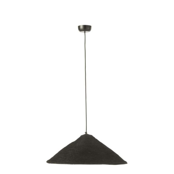 HANGING LAMP HAT MOONJ GRASS BLACK SMALL