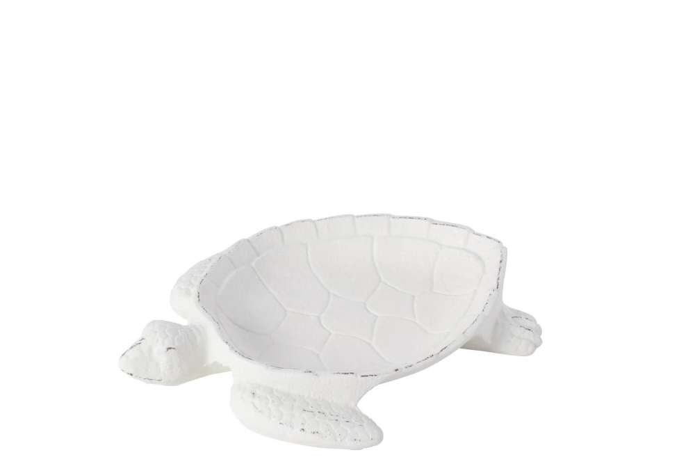 TRAY TURTLE TODI IRON WHITE