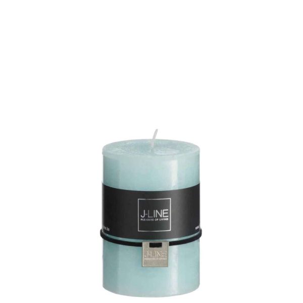 CYLINDER CANDLE AQUA M 39H