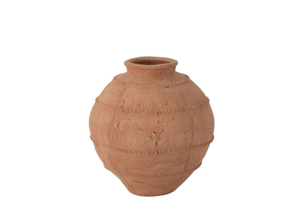 VASE KAIA ROUND TERRACOTTA
