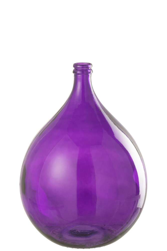 VASE LISSABON GLASS PURPLE