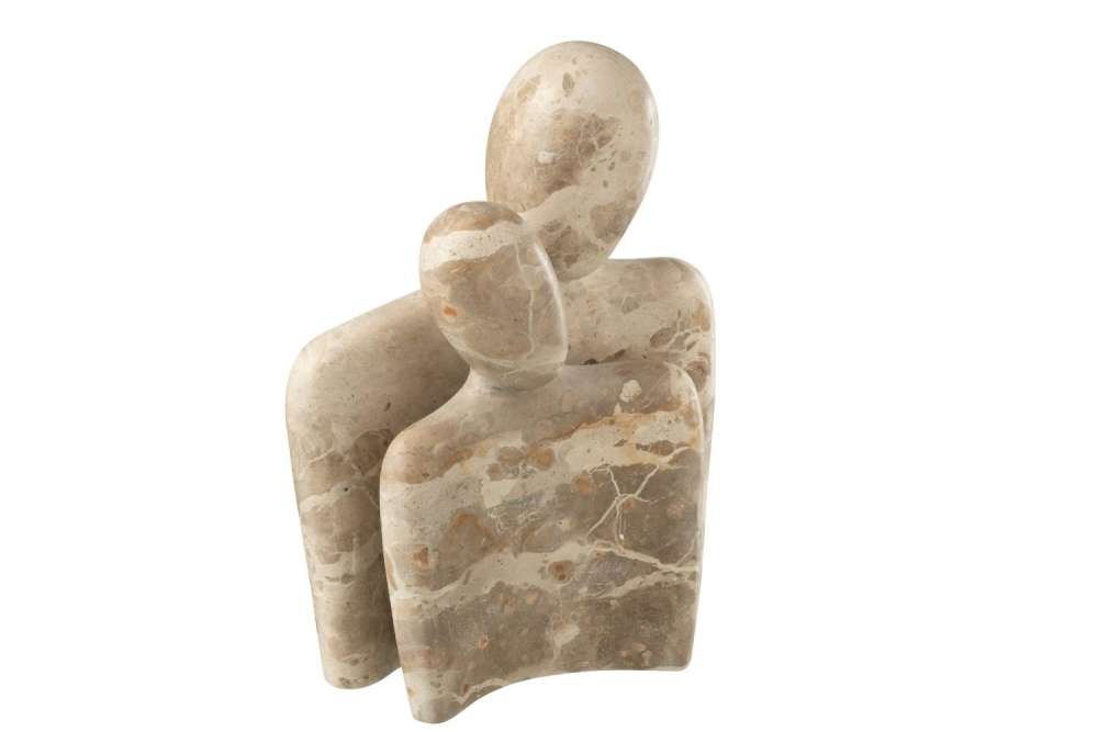 COUPLE HUGGING MARBLE BEIGE