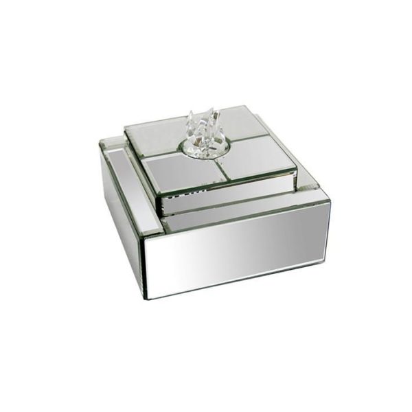 Smykkeskrin M/Krystall 16X13Cm