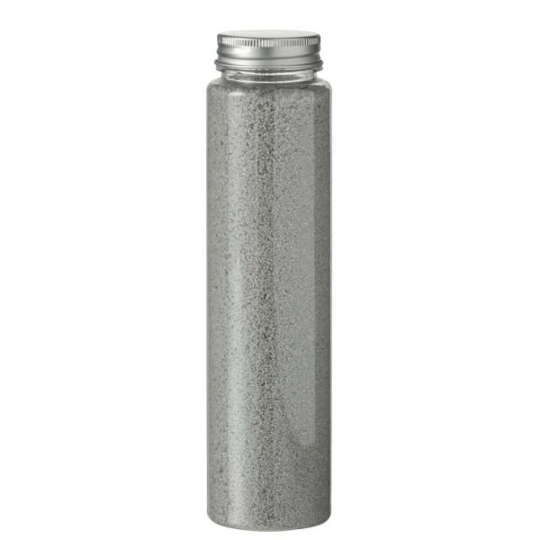 DECORATIONAL SAND 630GRAMS IN BOTTLE LIGHT GREY