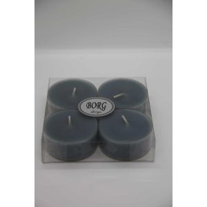 Telys Maxi 10T 4pk-Grå