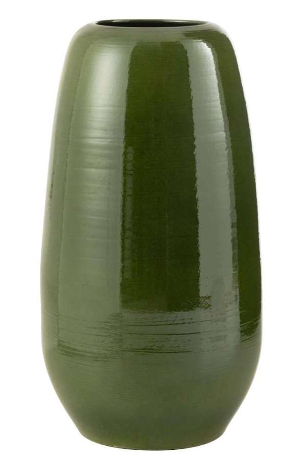VASE LOLA PORCELAIN GREEN EXTRA LARGE