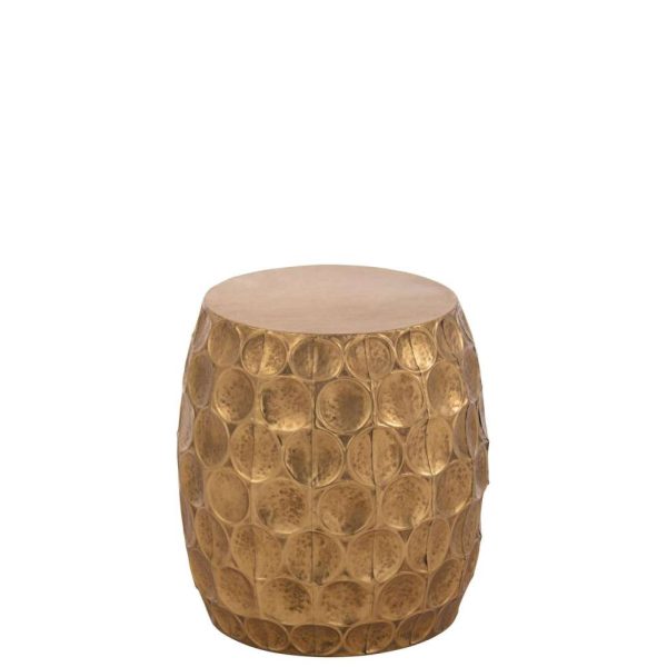 STOOL PANORAMA METAL GOLD