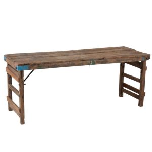 CONSOLE AGED RECYCLED WOOD BROWN