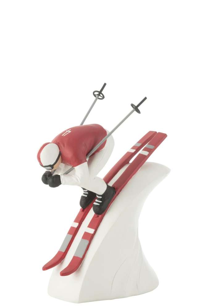 SKIER SPEED RESIN RED/WHITE