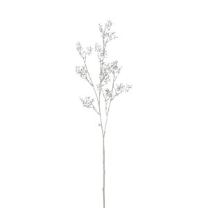 BRANCH BERRIES 3 PARTS GLITTER PLASTIC SILVER