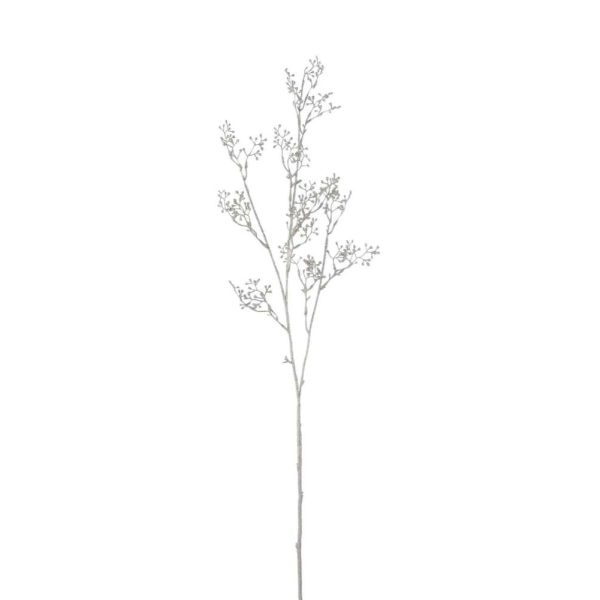 BRANCH BERRIES 3 PARTS GLITTER PLASTIC SILVER