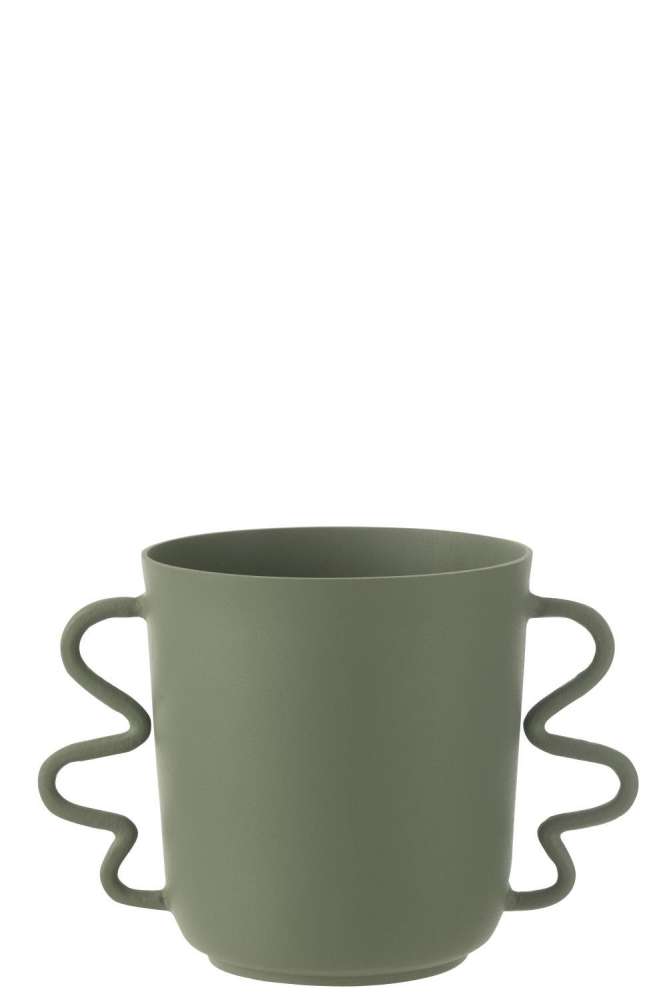 VASE JULIEN ALUMINIUM GREEN