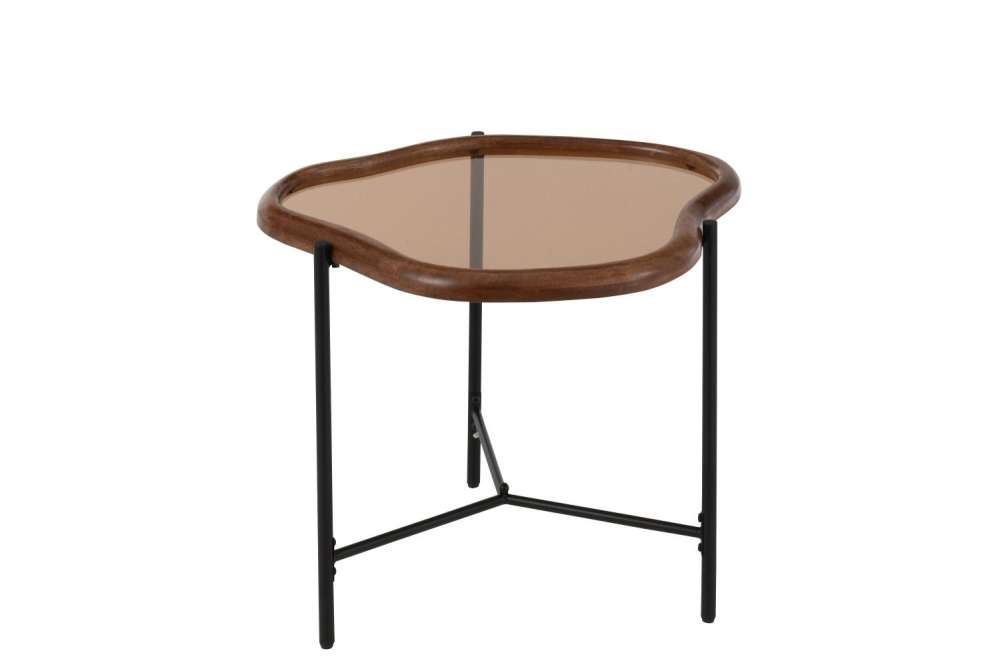 COFFEE TABLE ZIP GLASS MULTICOLORED