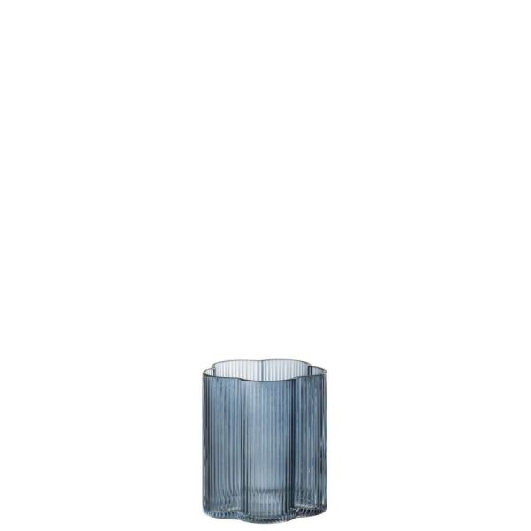 GLASS FIORE GLASS DARK BLUE
