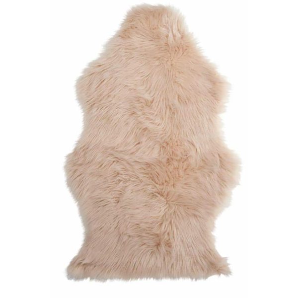 FLOORMAT FAKE FUR BEIGE