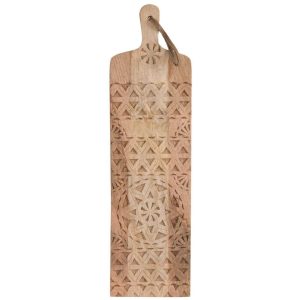 CUTTING BOARD ETNIC OBLONG MANGO WOOD NATURAL