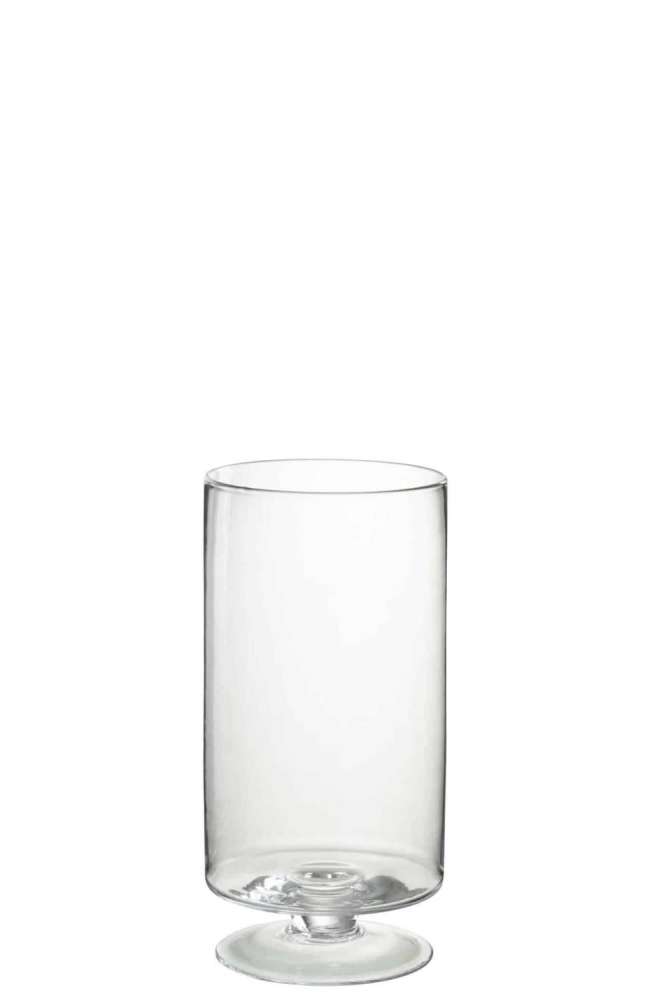 HURRICANE ON FOOT ROUND GLASS TRANSPARENT MEDIUM