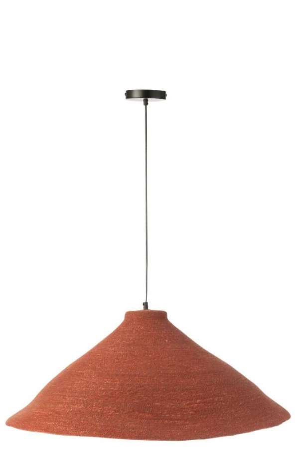 HANGING LAMP SEAGRASS TERRACOTTA