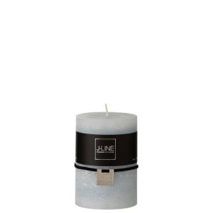 CYLINDER CANDLE  LIGHT BLUE M39H