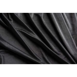 FABRIC LONG VELVET BLACK