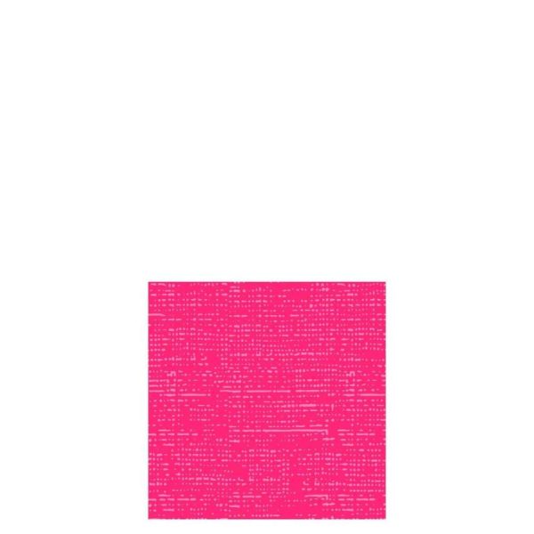 PACK 16 NAPKINS TEXTTILE TOUCH PAPER FUCHSIA SMALL