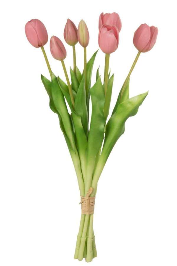 BOUQUET TULIPS 7PIECES PU PINK LARGE