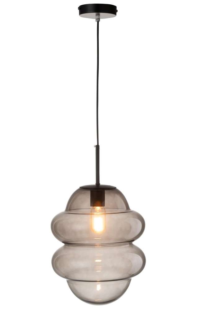 HANGING LAMP HONEY SPOON GLASS GREY