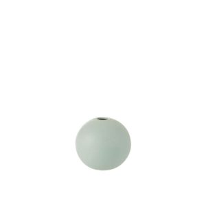 VASE BALL CERAMIC PASTEL GREEN SMALL