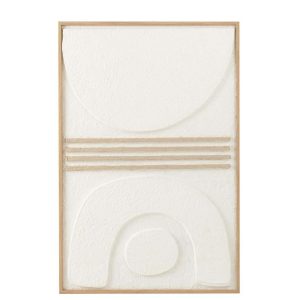 PAINTING THIBAULT PAPER WHITE/BEIGE