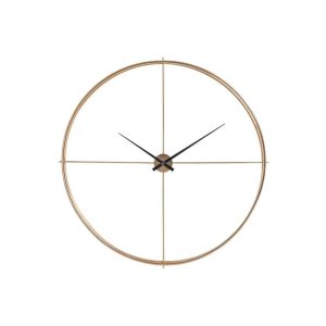 CLOCK ROUND METAL GOLD