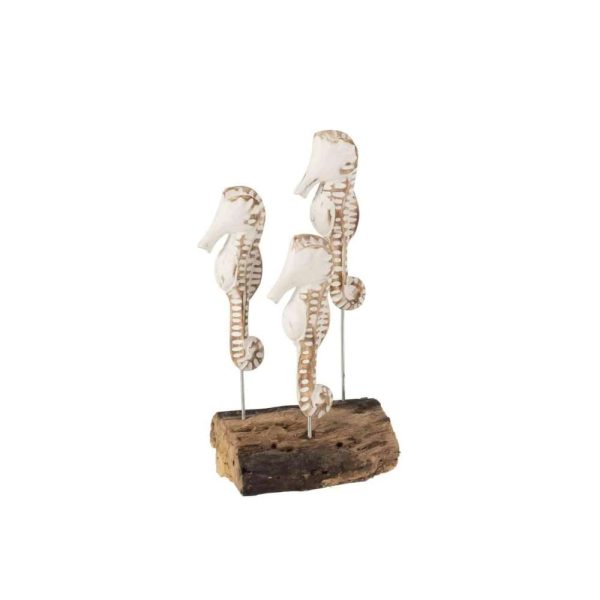 SEAHORSE 3 ON FOOT ALABASIA WOOD WHITE/NATURAL