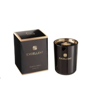 SCENTED CANDLE EXCELLENT SIBERIA FIR BLACK SMALL-50U