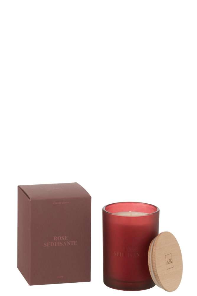 SCENTED CANDLE ACCORDS ESSENTIELS ROSE SEDUISANTE-38H
