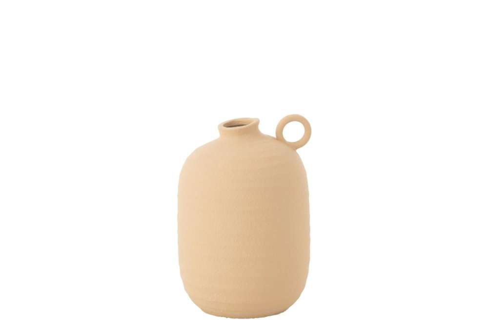 VASE CASSIA NARROW CLAY BEIGE SMALL