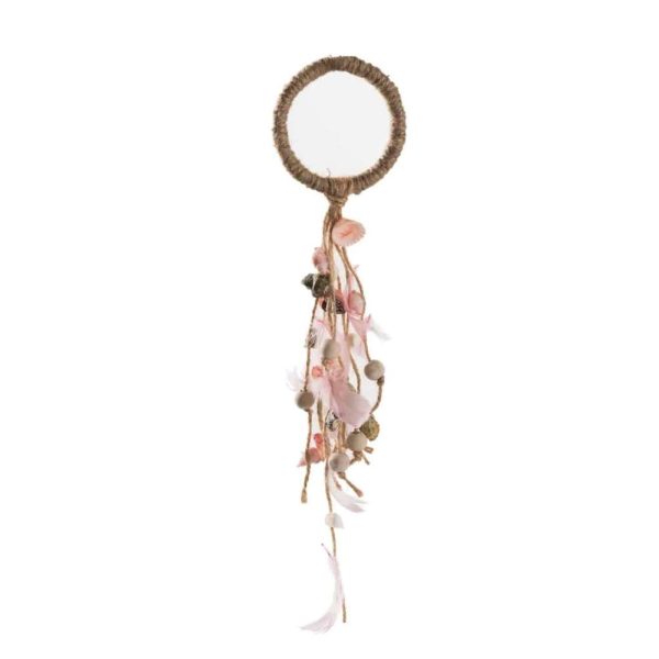 HANGER SHELL/FEATHERS PEACH SMALL