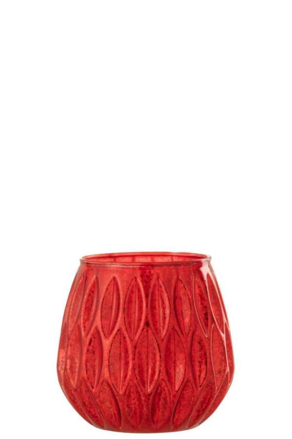 HURRICANE MOTIVES GLASS RED LARGE