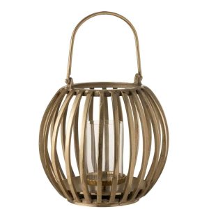 LANTERN BALL ALUMINIUM GOLD
